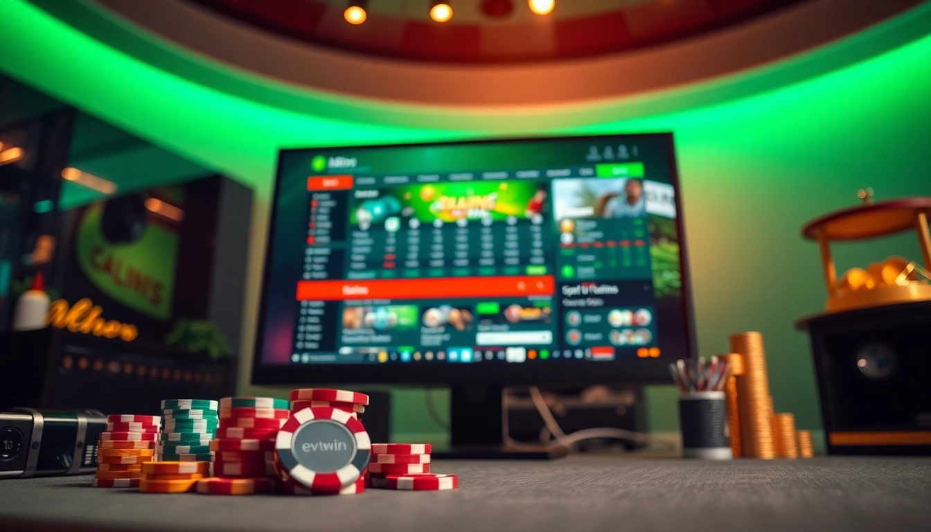 Experience thrilling online gaming with ev88win.live's captivating betting interface and engaging atmosphere.